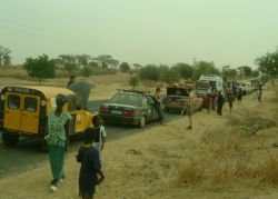 Across Senegal in convoy