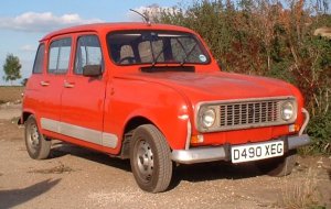 renault 4 from front
